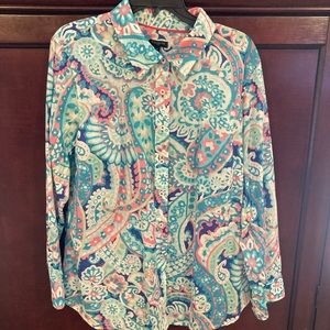 Talbots blouses size 1X Excellent condition  Gently used